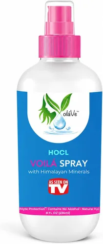 VoilaVe HOCL Spray | Spray de ácido hipocloroso para la piel | HOCL Tónico facial y corporal para acné, cicatrices, enrojecimiento, irritaciones,