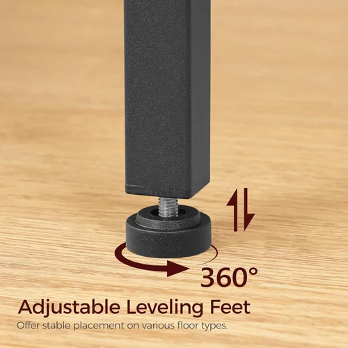 Miniatura 6 de MAHANCRIS Cabecera de cama de metal industrial con patas ajustables y adaptadores compatibles, se adapta a la mayoría de marcos de cama