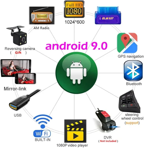 Miniatura 3 de 9 pulgadas Android 9.0 IPS pantalla coche estéreo radio navegación GPS para Isuzu DMAX 2007-2011 unidad principal Bluetooth reproductor multimedia