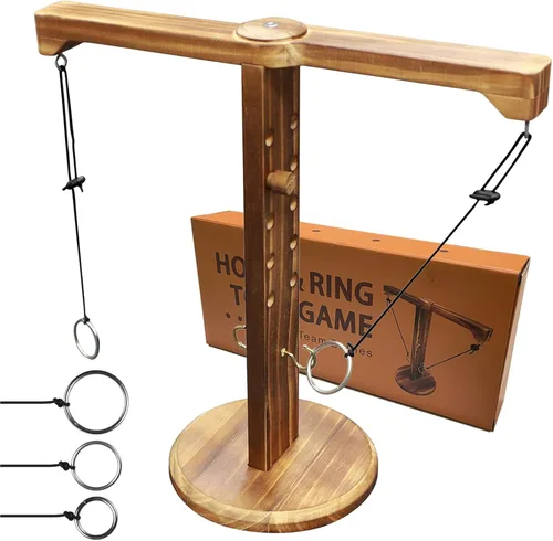 Juego de lanzamiento de anillos para adultos, juego de gancho y anillo para bares y fiestas en casa, juegos de interior al aire libre, juegos de