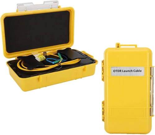 Miniatura 3 de Caja de cable del lanzamiento de OTDR, anillo de fibra de la zona muerta, caja de cable del lanzamiento de la fibra óptica OTDR de LC/APC-LC/APC