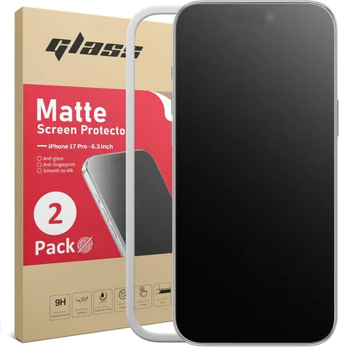 Miniatura 17 de Ambison Paquete de 2 Protectores de Pantalla Mate para iPhone 17 Pro Max de 6.9 pulgadas 2025, Antirreflejos y Antihuellas Dactilares, Sin Burbujas