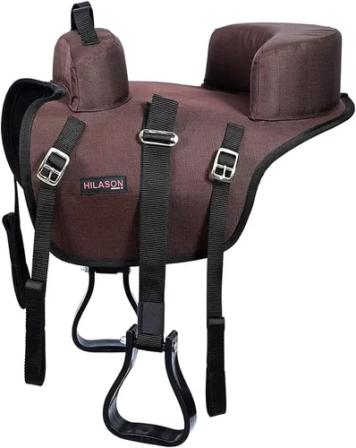 Miniatura 18 de HILASON Western Horse - Asiento para niños, diseño clásico compatible con caballos