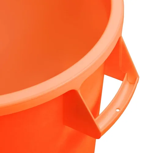 Miniatura 11 de SPARTA Bronco Contenedor de Basura Contenedor de Desechos, Contenedor de Basura Redondo para Eliminación, 10 Galones, Naranja, (Paquete de 6)