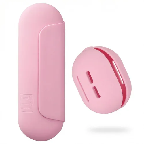 Miniatura 19 de AGIKET Soporte de silicona para brochas de maquillaje, bolsa de cosméticos de viaje: soporte suave y portátil para brochas cosméticas faciales