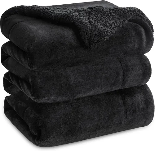 Bedsure GentleSoft Mantas de Forro Polar Sherpa Tamaño King para Cama - Manta Gruesa y Cálida para Mujeres y Hombres, Manta King Suave y Mullida de