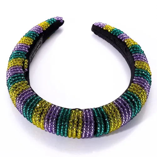 Miniatura 25 de Diadema con cuentas de poni, diadema de Raninbow, cinco de mayo, cinco de mayo, disfraz de fiesta, accesorio para el cabello, con cuentas de arco