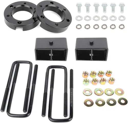 SCITOO Elevadores de 2 pulgadas delantero y 3 pulgadas de suspensión trasera Espaciadores de puntal para Toyota Tundra Kit de elevación de