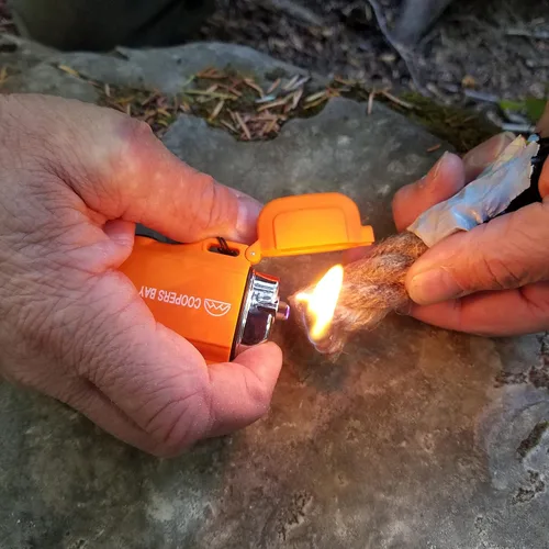 Miniatura 2 de Coopers Bay FireRope - Arrancador de fuego de yesca – El mejor material resistente a la intemperie – Varillas de yesca fáciles de encender para tu