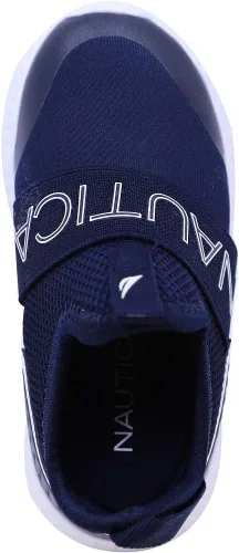 Miniatura 4 de Nautica Tenis sin cordones para niños zapatos deportivos elegantes y cómodos para niños y niñas en tallas de niños pequeños y niños pequeños