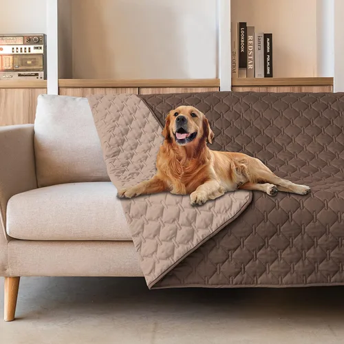 Miniatura 72 de gogobunny Manta 100% Impermeable de Doble Cara para Perros, Cubierta Suave para Cama de Mascotas, Reversible, Protege Muebles, Sillón, Sofá, Coche