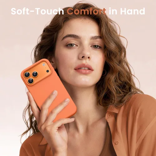 Miniatura 633 de GONEZ Funda de silicona para iPhone 15 Pro Max, compatible con Magsafe, protector de cámara + protector de pantalla, forro de microfibra suave