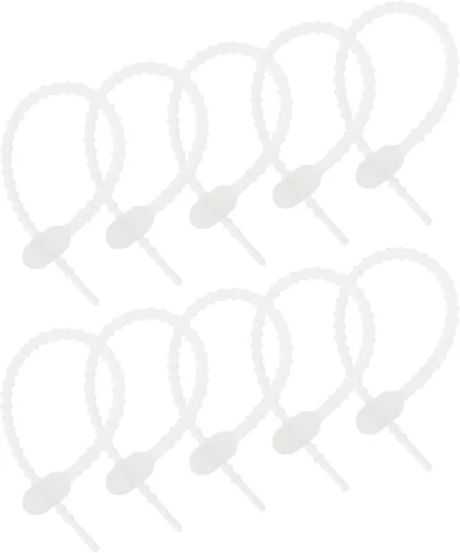 MECCANIXITY Paquete de 12 bridas de silicona reutilizables de 6 pulgadas para el hogar, oficina, cocina, organizador de bolsas de alimentos, gestión