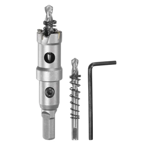 Miniatura 27 de HARFINGTON Cortador de carburo de sierra de agujero de metal de 0.472 in / 0.47 pulgadas de diámetro para acero inoxidable, metal, aleación