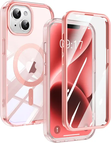 Miniatura 17 de Funda de privacidad para iPhone 17 Pro Max con soporte de 360° [protector de pantalla antiespía integrado] [anillo magnético] protección de cuerpo