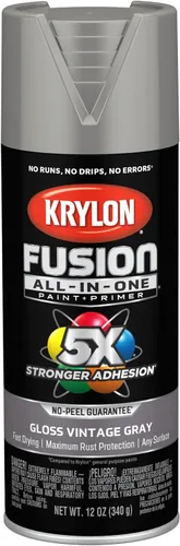 Miniatura 69 de Krylon Fusion - Pintura en aerosol adhesiva todo en uno para uso en interiores y exteriores, 12 onzas, aluminio Icy Grape