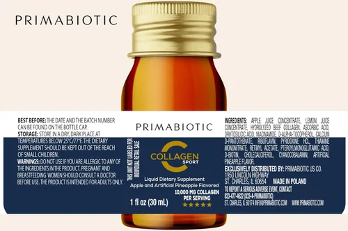 Miniatura 10 de PRIMABIOTIC Liquid Collagen Sport – 10000 mg por porción – Bebida alta en proteínas – Colágeno hidrolizado + 12 vitaminas + ácido ortosilícico – Sin