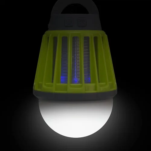 Miniatura 3 de Stansport 2 en 1 linterna exterminador de insectos, verde