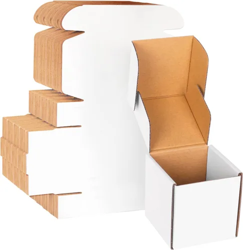 Miniatura 11 de Cajas de cartón negro de 4 x 4 x 2, paquete de 30 cajas de envío pequeñas para correo de pequeñas empresas, embalaje corrugado
