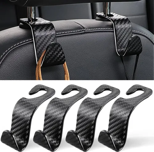 Miniatura 7 de LivTee - Gancho para reposacabezas de asiento de coche, ganchos para asientos de auto, organizador de almacenamiento interior, accesorios para Bling