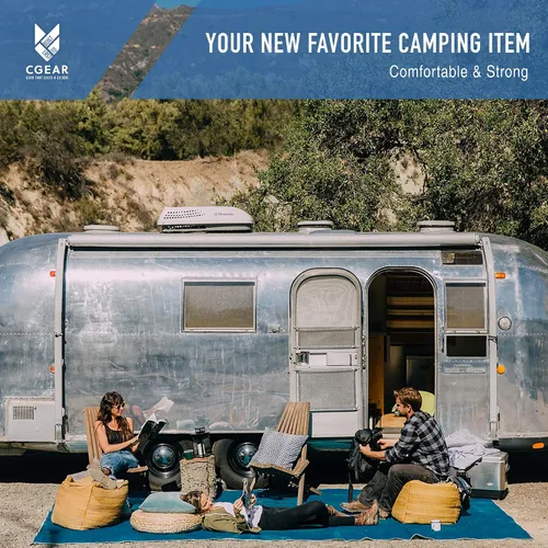 Miniatura 2 de CGEAR Tapete original para camping RV - Sin arena, resistente al agua, resistente a los rayos UV, construcción de grado militar