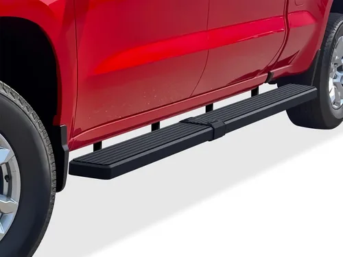 Miniatura 22 de APS Estribos negros compatibles con Chevy Silverado GMC Sierra 1500 2019-2026 Crew Cab y 2500 HD 3500 HD 2020-2026