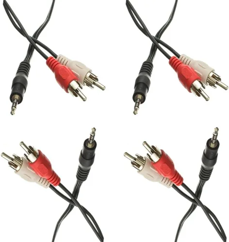Miniatura 14 de Cable de audio estéreo macho a doble RCA macho (derecho e izquierdo), 6 pies - Paquete de 3