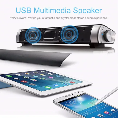Miniatura 5 de TOPROAD Altavoz Bluetooth, altavoz inalámbrico portátil, altavoz alimentado por USB con sonido HD fuerte, Bluetooth 5.0, micrófono integrado