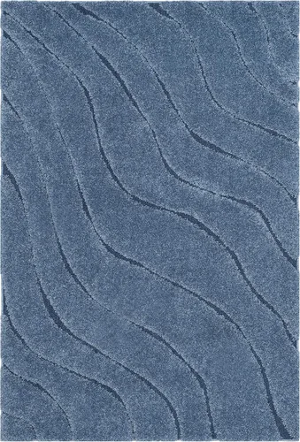 Miniatura 3 de SAFAVIEH Colección Florida Shag - Alfombra de acento de 2'3" x 4', color crema y beige, sin desprendimiento y de fácil cuidado, 1.2 pulgadas
