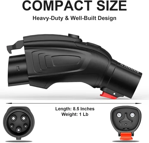 Miniatura 6 de Adaptador de nivel 2 Tesla a J1772 60A NACS a J1772, adaptador de cargador EV compatible con conector de pared Tesla, destino, cargador móvil