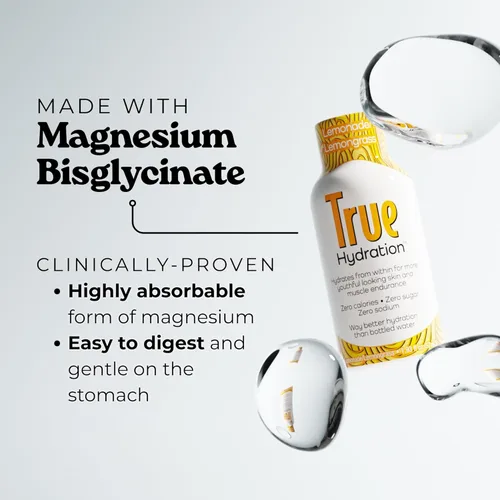 Miniatura 4 de True Hydration Shots Lemonade - Agua de limonada, paquete de 12 unidades de 1.93 onzas líquidas, electrolitos, aminoácidos, cero azúcar, cero sodio