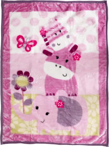 Miniatura 6 de Manta suave de forro polar – Manta ligera para cuna para tumbona de cama de bebé, manta mullida y cálida para niños pequeños para guardería