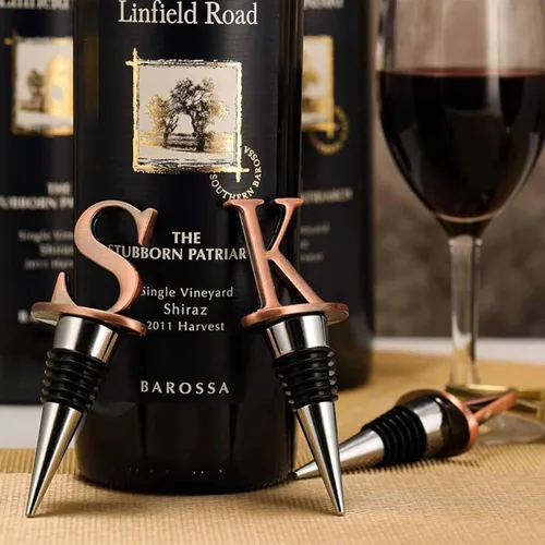 Miniatura 5 de Tapones de vino, tapones reutilizables para botellas de vino, tapón de vino de acero inoxidable, material de silicona de grado alimenticio, tapones