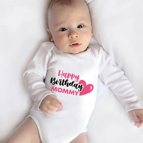 Miniatura 4 de I'm Not Spoiled My Grandma Just Loves Me Romper for Boy Long Sleeve Baby Girls Bodysuits