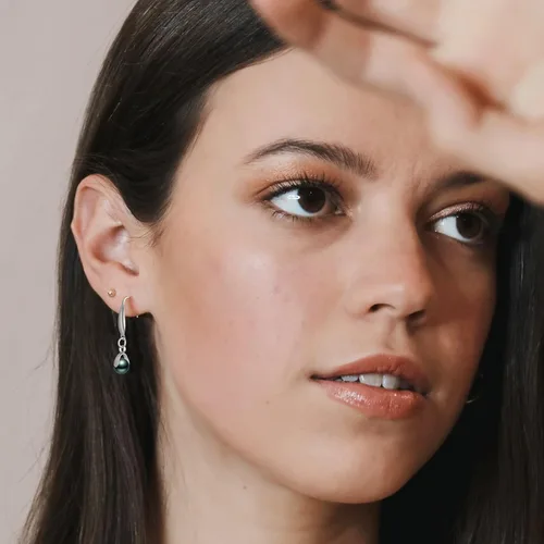 Miniatura 7 de Ganchos para aretes de acero inoxidable, 30 ganchos hipoalergénicos para aretes con hebilla de alambre para mujer, suministros de fabricación