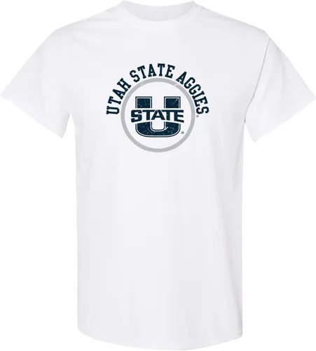 Miniatura 62 de UGP Campus Apparel AS04 - Camiseta con logotipo de círculo envejecido