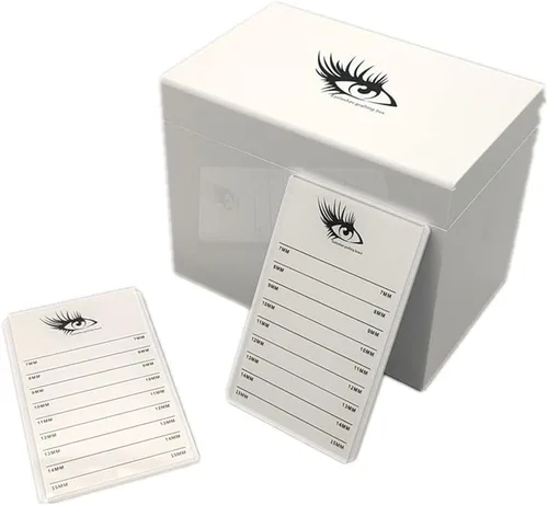 Miniatura 4 de May healthbeauty - Caja de almacenamiento de pestañas acrílicas de 10 capas, organizador de maquillaje, pestañas postizas, soporte para paletas