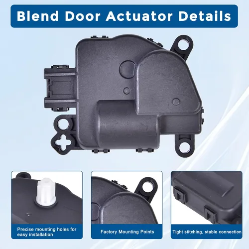 Miniatura 2 de 604-029 Actuador de puerta de aire HVAC, palancas de puerta mezcladora del calentador Compatible con Chrysler 200 Dodge Durango Journey Jeep Compass