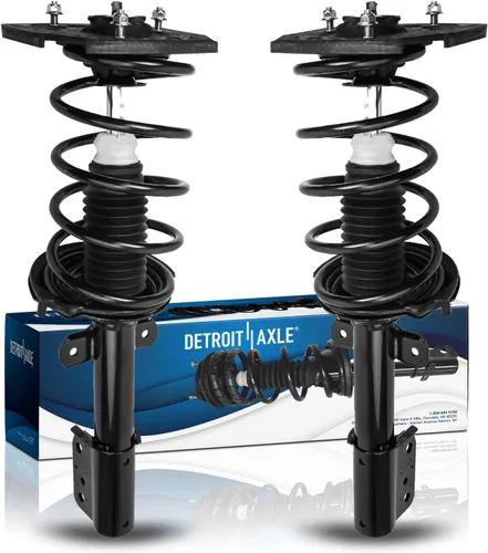 Miniatura 35 de Detroit Axle - 4WD 2 puntales delanteros para Nissan TITAN Pathfinder Armada INFINITI QX56 puntales completos con muelles helicoidales de reemplazo