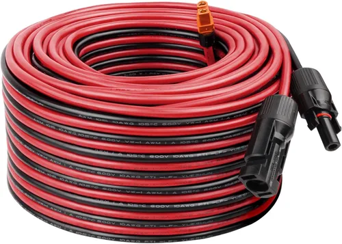 Miniatura 13 de MOOKEERF Cable solar a XT60i – 2 piezas de panel solar de 2 pies a XT60i adaptador adaptador cable de extensión para estación de energía portátil