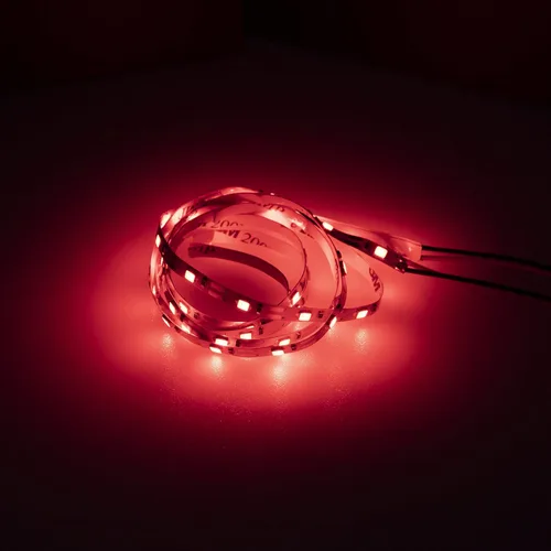 Miniatura 5 de DKKY Tira de luz LED de colores para RC Fijo/Fyling Wing Avión y Drone & RC Modelo Coche/Camión (Rojo)