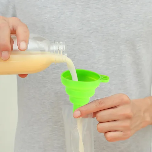 Miniatura 5 de LOMIMOS 200 bolsas de paletas de hielo, bolsas desechables de plástico para paletas de hielo, bolsas de molde de caramelo con embudo para adultos