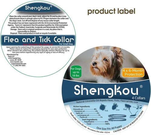 Miniatura 9 de Collar natural para pulgas y garrapatas para cachorros, proporciona protección de 24 meses, control seguro de plagas, impermeable y fuerte, incluye
