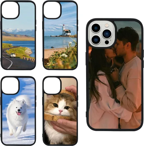 Miniatura 10 de 5 fundas de teléfono de sublimación para iPhone 13 Mini 5.4 pulgadas sublimación espacios en blanco imprimibles fundas de teléfono personalizadas