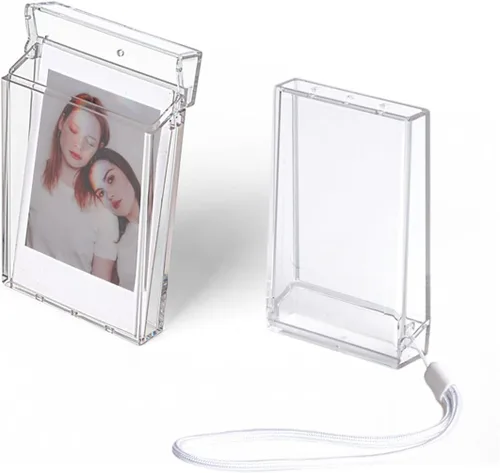 Miniatura 10 de Orga'Neat Estuche de Almacenamiento Portafotos para Película Fujifilm Instax Mini 12/11/90/40/9/8/7/7+/EVO, Portafotos de Cuero PU con Bolsillo Negro