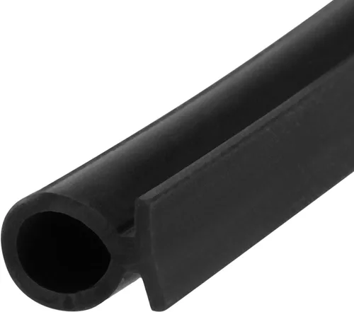 Miniatura 11 de METALLIXITY Burlete de ventana tipo bombilla (0.276 in x 9.8 ft), 1 unidad, tira de sellado de silicona para montaje en ranura en T se adapta a