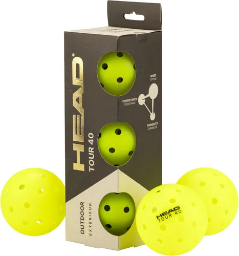 Miniatura 2 de HEAD Tour 40 bolas de pickleball - Caja (3 bolas)
