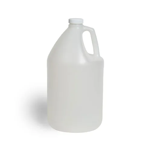 Miniatura 10 de FastRack Paquete de 2 unidades Jarra de agua de 1 galón de plástico con tapa Jarra de agua de un galón blanca de grado alimenticio, libre de BPA