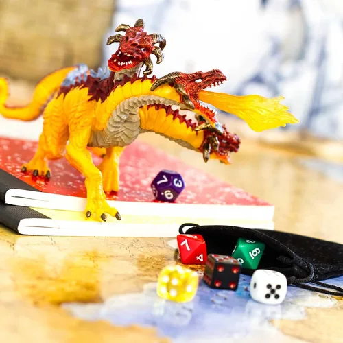 Miniatura 2 de Safari Ltd. Figura de dragón de fuego – Figura detallada de modelo de 8.5 pulgadas de color vibrante, juguete educativo de fantasía para niños