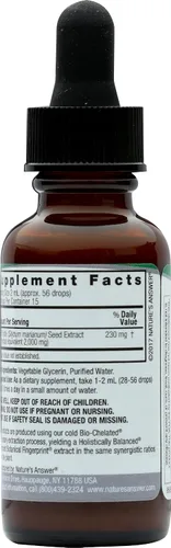 Miniatura 2 de Semillas Cardo Mariano, Nature's Answer libre de alcohol, 1 onza líquida, AF108, 1, 1, 1 Apoya el bienestar y la función hepática, vegano, sin